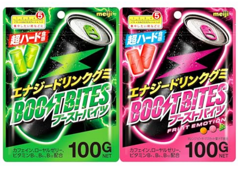 Жувальні цукерки Meiji Boost Bites Original 100г 8607 фото