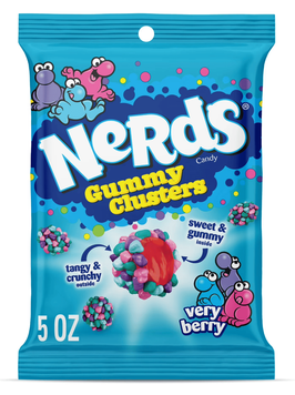 Конфеты Nerds Gummy Clusters Candy Very Berry 141г 10111 фото