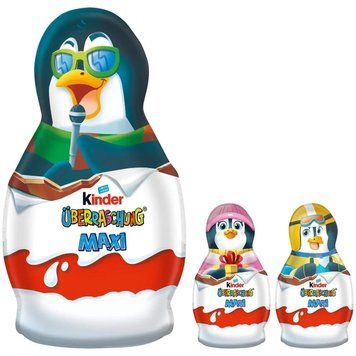 Шоколадна фігурка у вигляді Пінгвіна від Kinder, 140 г 6046 фото