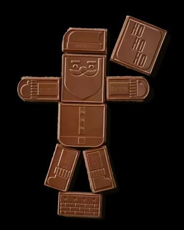 Шоколад Hershey's Build-A-Santa Milk Chocolate Candy 113 g 4330 фото