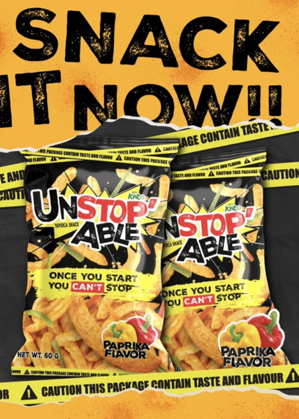Снеки Kato Unstopable Paprika Tapioca Snack 60г 10755 фото