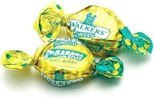 Іриски Walker's Banana Split Eclairs 150g 4380 фото
