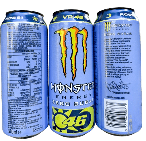 Энергетик Monster Energy Rossi VR46 Zero Sugar 500мл 9276 фото