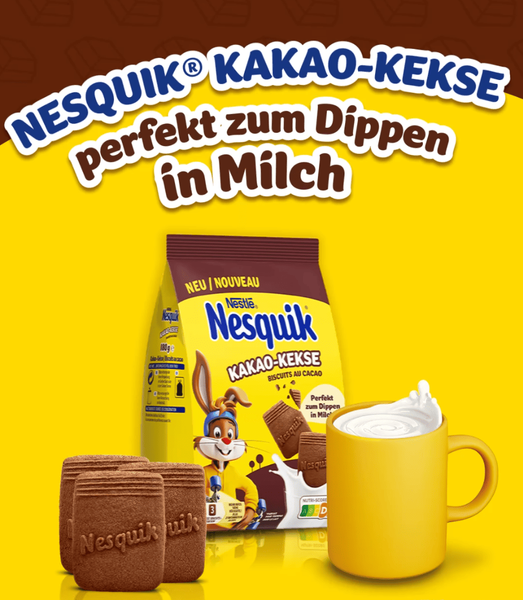 Какао напиток Nestle Nesquik Kakao-Keks 180г 9175 фото