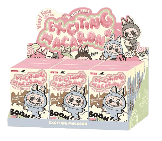 М'яка іграшка-брелок Labubu Pop Mart The Monsters Exciting Macaron Оригінал 1 серія, 1шт 8925 фото