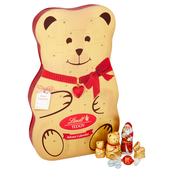 Адвент Календар Lindt Teddy 3D Chocolate Advent Calendar 170g 2194 фото