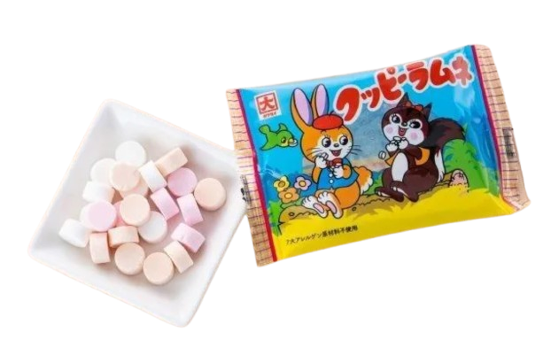 Японські цукерки Kakudai Kuppy Ramune Candy Ramune Grape 11г 8117 фото