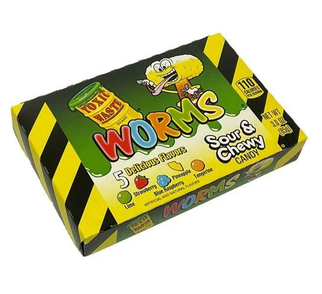 Жувальні цукерки Toxic Waste Gummy Worms 85г 6953 фото