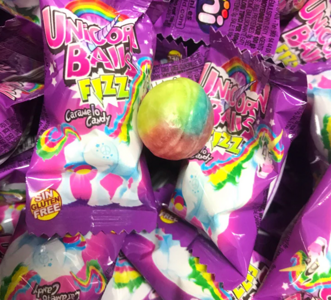 Цукерки Fini Unicorn Balls Fizz Candies 80г 8409 фото