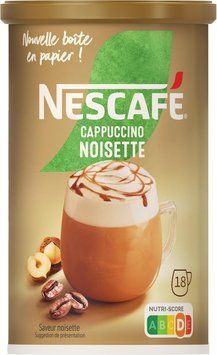 Растворимый кофе Nescafe Cappuccino Hazelnut Soluble Coffee с лесным орехом 270г 8708 фото
