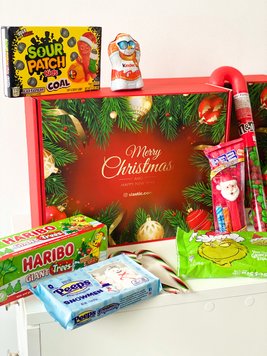 Новорічний Бокс Солодощів NEW YEAR SWEET BOX ВЕЛИКИЙ 2316 фото