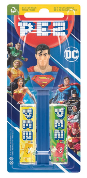 Диспенсер с конфетами Pez DC Super Heroes Collection Супермен 17г 8560 фото