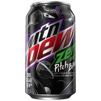 Газована вода Mountain Dew MTN Dew Pitch Black Zero Sugar 355 ml 5330 фото
