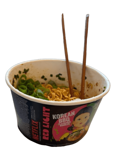 Лапша Squid Game Ramen BBQ Korean Noodles Игра в Кальмара 105г 8926 фото