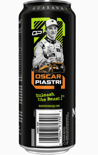 Енергетичний напій Monster Energy Formula 1 Oscar Piastri Zero Sugar 500мл 11921 фото