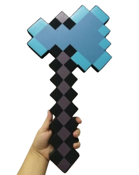 Алмазная игрушка топор Minecraft 40 см 8217 фото