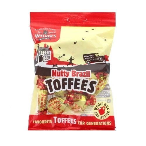 Ириски Walker's Nutty Brasil 150g 4381 фото
