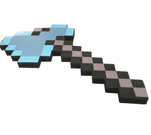 Алмазная игрушка топор Minecraft 40 см 8217 фото