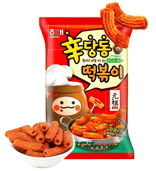 Снеки Haitai Hot Rice Cake Flavour Snack 110г 10756 фото