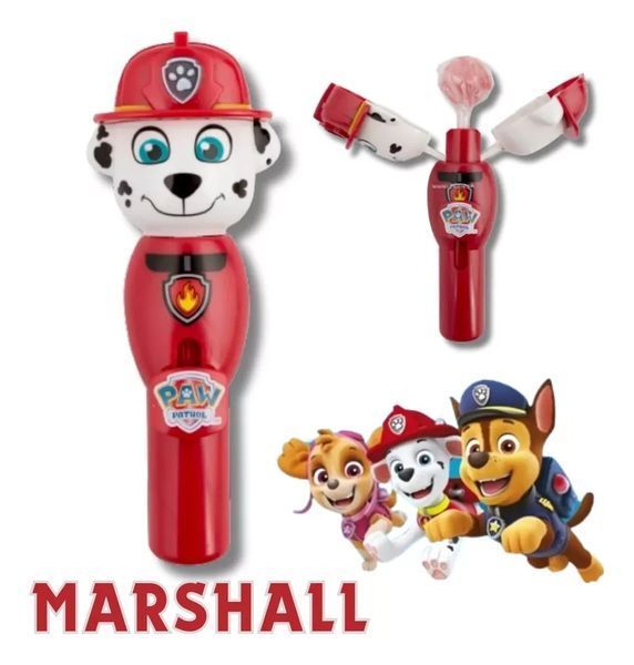 Контейнер-игрушка с леденцом Скай Paw Patrol Push N Twist Candy Pops 8 г 7438 фото