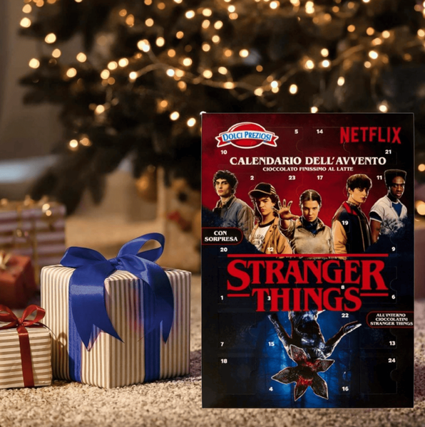 Адвент календарь Dolci Preziosi Stranger Things Chocolate Advent Calendar 220г 9764 фото