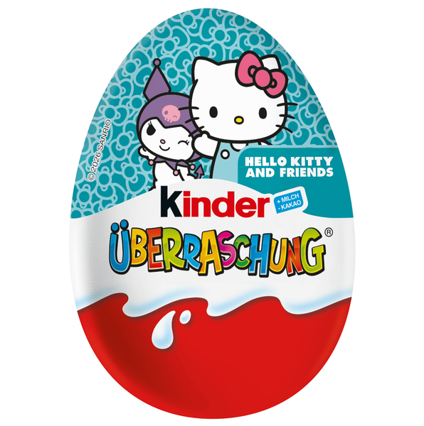 Шоколадні яйця Kinder Surprise Hello Kitty and Friends Eggs 4шт х 20г 11871 фото