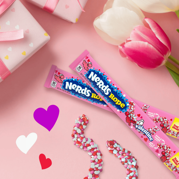 Жевательные конфеты Nerds Gummy Rope Valentines Day Cand 26г 10262 фото