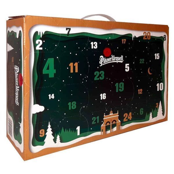Адвент-календар із пивом Advent Calendar with Pilsner Urquell Beer 24 x 330мл 7742 фото