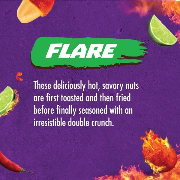 Горіхи Takis Hot Nuts Flare Double Crunch Peanuts з чилі та лаймом 91г 8776 фото