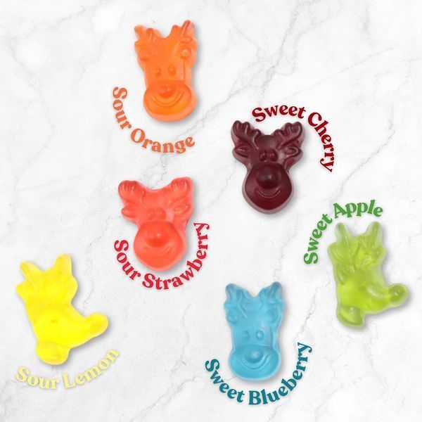 Жевательные конфеты Haribo Sweet and Sour Reindeer 325г 9813 фото