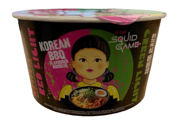 Лапша Squid Game Ramen BBQ Korean Noodles Игра в Кальмара 105г 8926 фото
