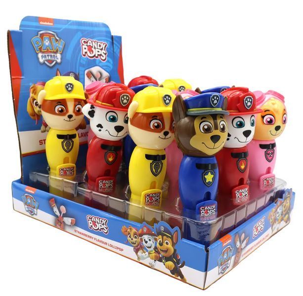 Контейнер-игрушка с леденцом Скай Paw Patrol Push N Twist Candy Pops 8 г 7438 фото