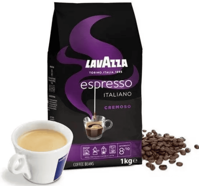 Кофе в зернах Lavazza Espresso Italiano Cremoso 1кг 10406 фото
