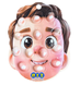 Жувальні цукерки&nbsp;Прищі Fun Face with Acne Scar Candy 1шт 9673 фото 1