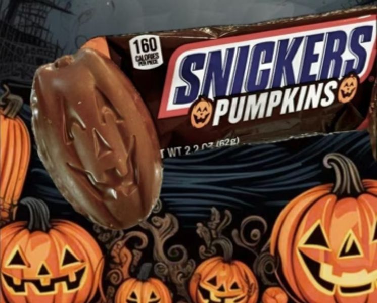 Шоколадные тыквы Snickers Pumpkins Chocolate Halloween 62 г 7364 фото