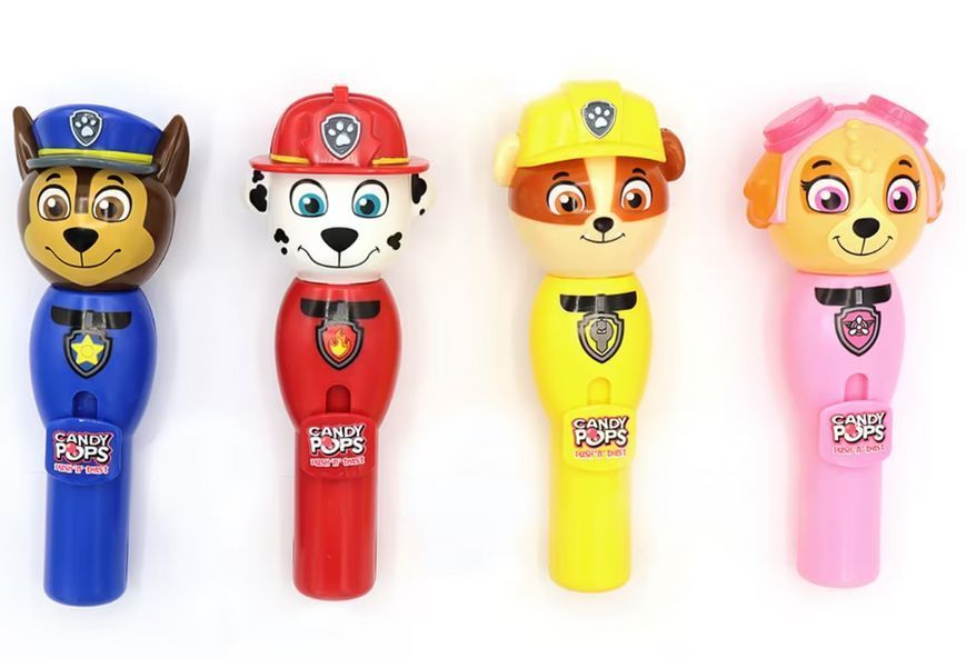 Контейнер-игрушка с леденцом Скай Paw Patrol Push N Twist Candy Pops 8 г 7438 фото