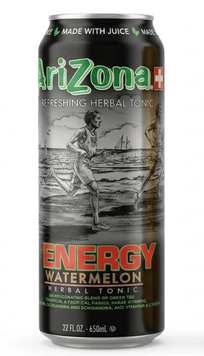 Энергетический напиток AriZona Energy Herbal Tonic Watermelon 650мл 11258 фото