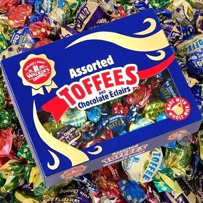 Подарочная коробка конфет Walker's Assorted Toffees & Chocolate Eclairs 350г 7940 фото