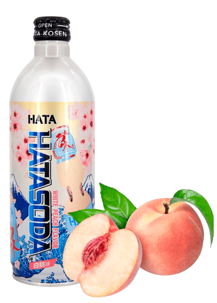 Газированный напиток Hata Soda Ramune White Peach 500мл 9027 фото