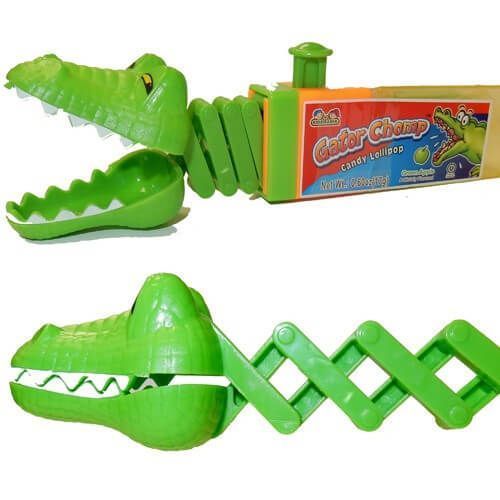 Игрушка-крокодил с леденцом Gator Chomp 12*17g 1251 фото