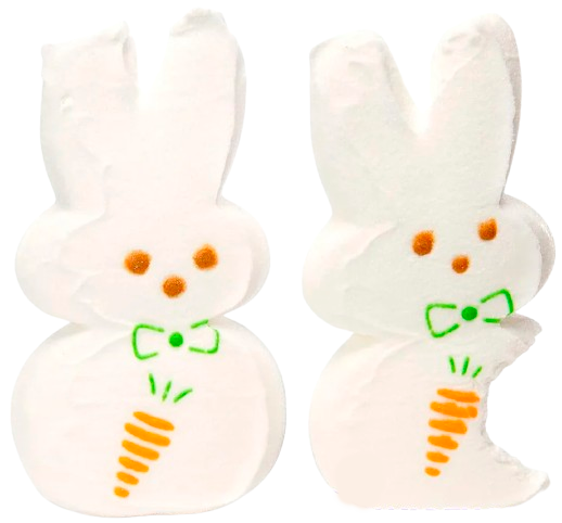 Маршмеллоу на палочке Peeps White Bunny Marshmallow Pop в форме зайца 42г 8512 фото