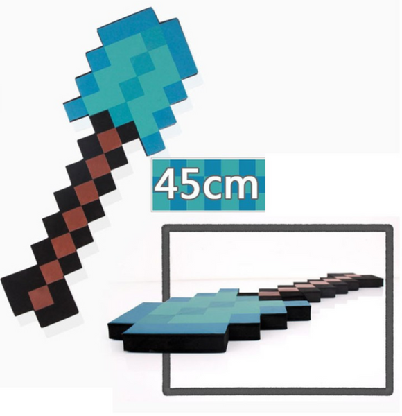 Алмазная лопата Minecraft 45см 1302 фото