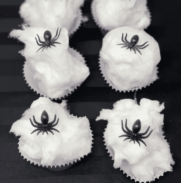 Сахарная вата&nbsp;Charms Fluffy Stuff Spider Web Sour Apple 60г 9428 фото