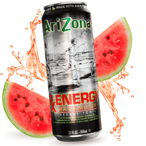 Энергетический напиток AriZona Energy Herbal Tonic Watermelon 650мл 11258 фото