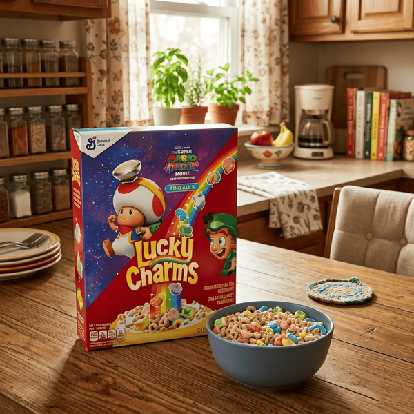 Сухий сніданок General Mills Lucky Charms Super Mario Galaxy Movie 739г 10807 фото