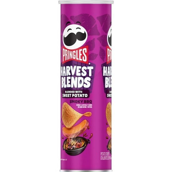 Чипсы c батату Pringles Harvest Blends Smoky BBQ Potato Crisps Chips 158g 5985 фото