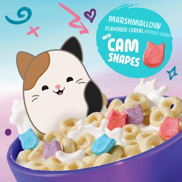 Сухий сніданок Kellogg's Squishmallows Breakfast Cereal Original with Marshmallows 328г 8266 фото