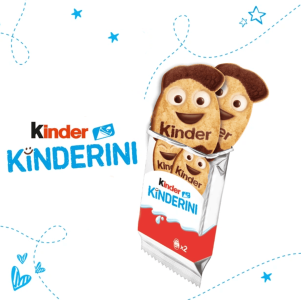 Печиво Ferrero Kinder Kinderini 2шт, 25г 10860 фото