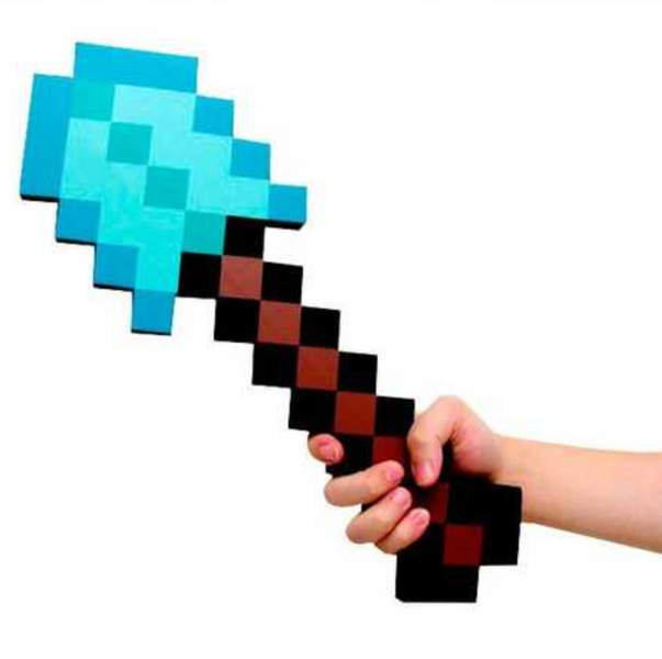 Алмазная лопата Minecraft 45см 1302 фото