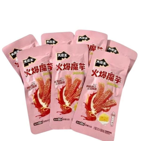 Гострий снек Yanjinpuzi Samyang Buldak Da Mowang Konjac Snack 20шт х 18г 11109 фото